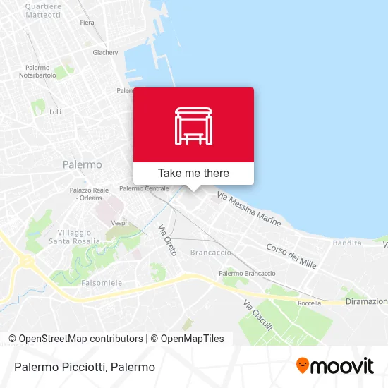 Palermo Picciotti map