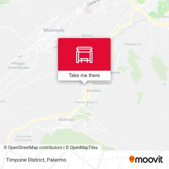 Timpone District map