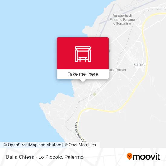 Dalla Chiesa - Lo Piccolo map