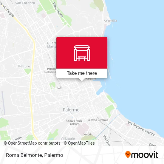 Roma Belmonte map