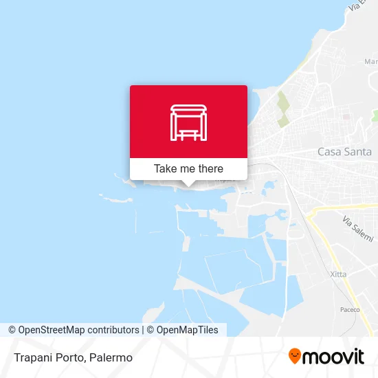 Trapani Port map