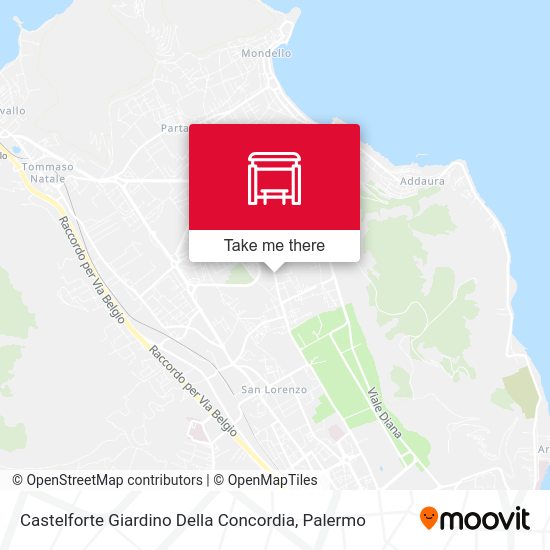 Castelforte Giardino Della Concordia map