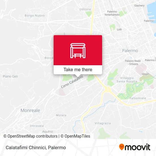 Calatafimi Chinnici map