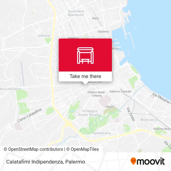 Calatafimi Indipendenza map