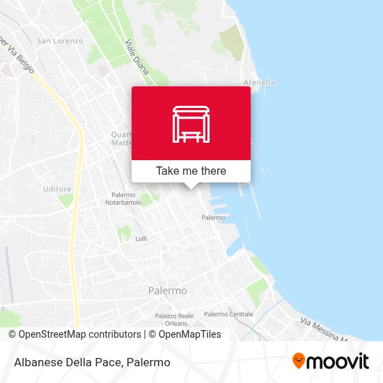 Albanese Della Pace map