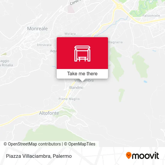 Piazza Villaciambra map