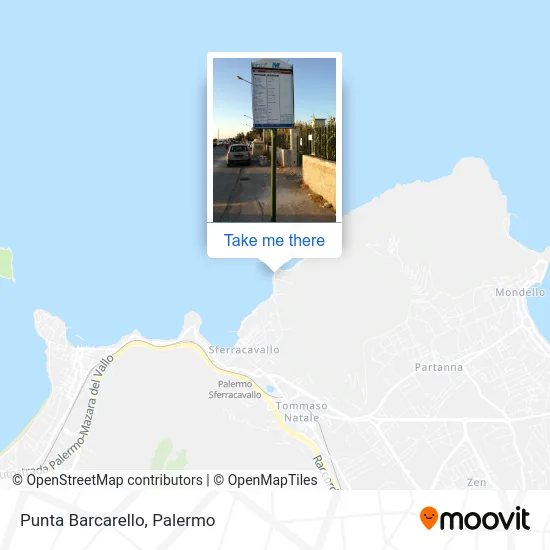 Punta Barcarello map