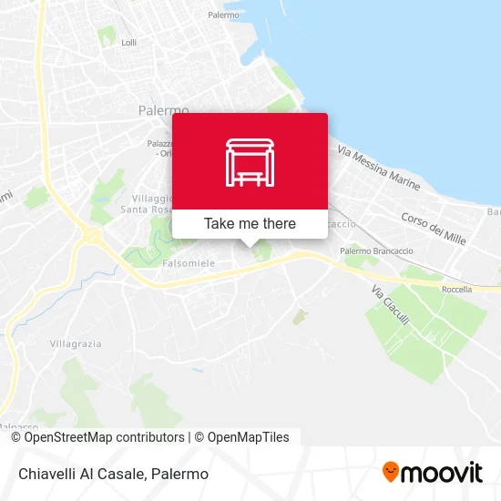 Chiavelli Al Casale map