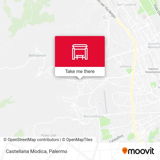 Castellana Modica map