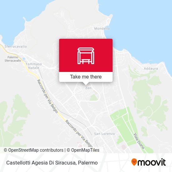 Castellotti Agesia Di Siracusa map