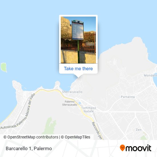 Barcarello 1 map
