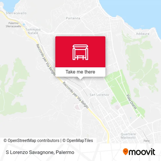 S Lorenzo Savagnone map