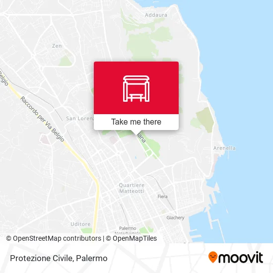 Protezione Civile map