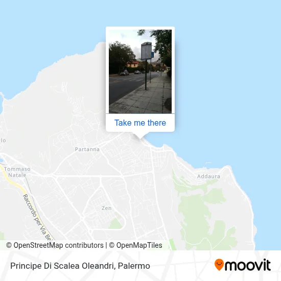 Principe Di Scalea Oleandri map