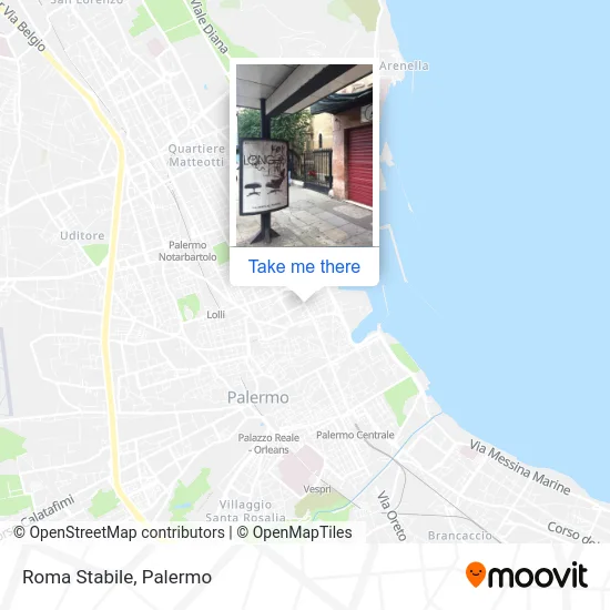 Roma Stabile map
