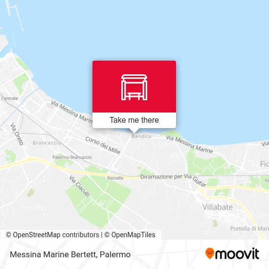 Messina Marine Bertett map