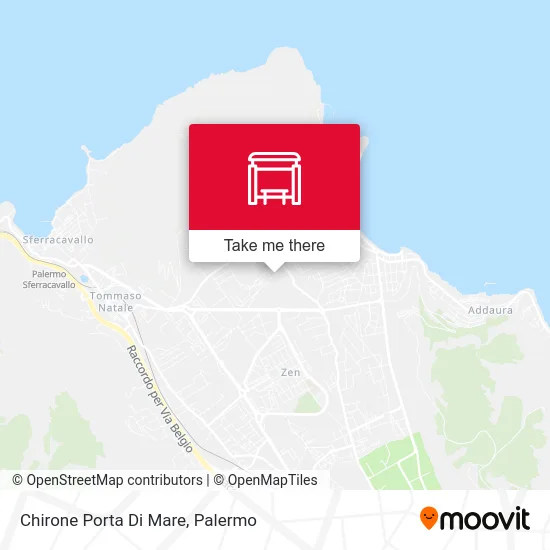 Chirone Porta Di Mare map