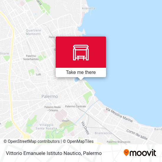 Vittorio Emanuele Istituto Nautico map