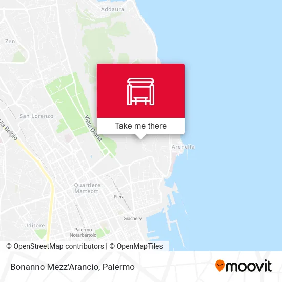 Bonanno Half Orange map