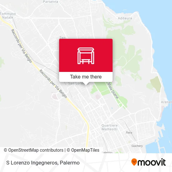 S Lorenzo Ingegneros map
