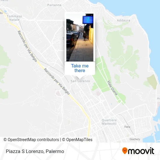 San Lorenzo Square map