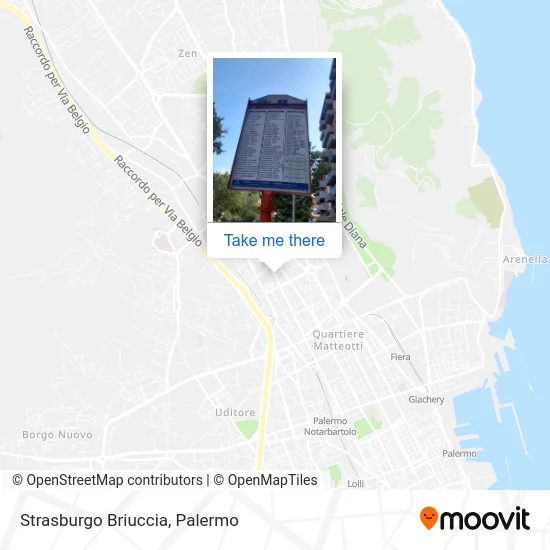 Strasburgo Briuccia map