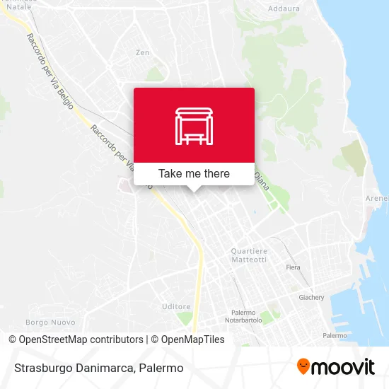 Strasburgo Danimarca map