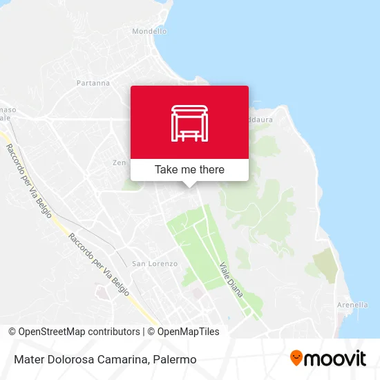 Mater Dolorosa Camarina map