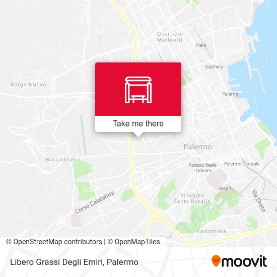 Libero Grassi Degli Emiri map