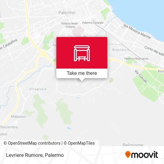 Levriere Rumore map