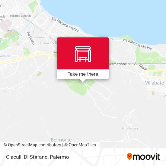 Ciaculli Di Stefano map