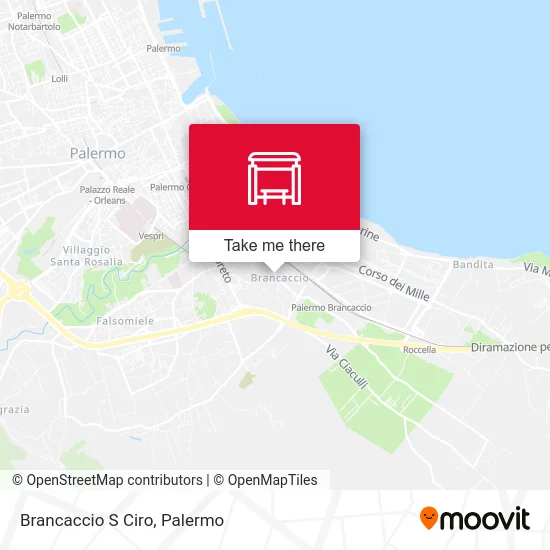 Brancaccio S Ciro map