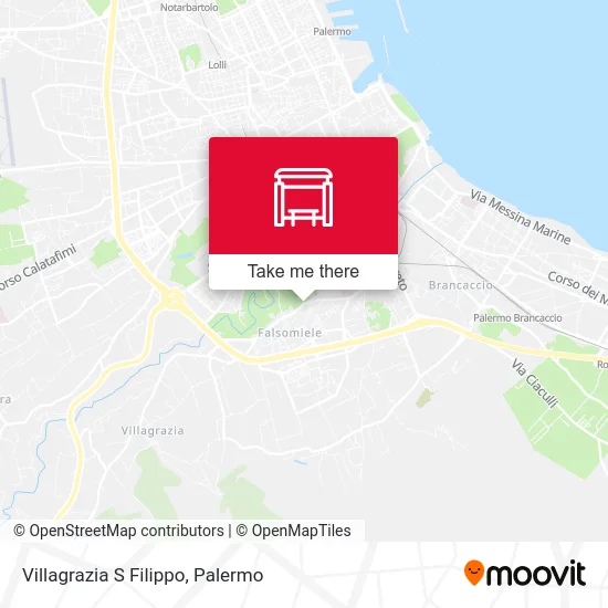 Villagrazia S Filippo map
