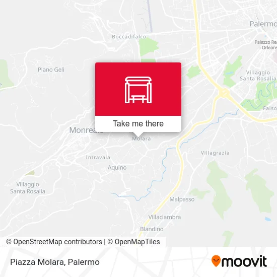 Piazza Molara map