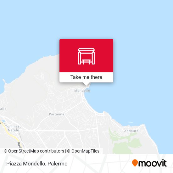 Piazza Mondello map