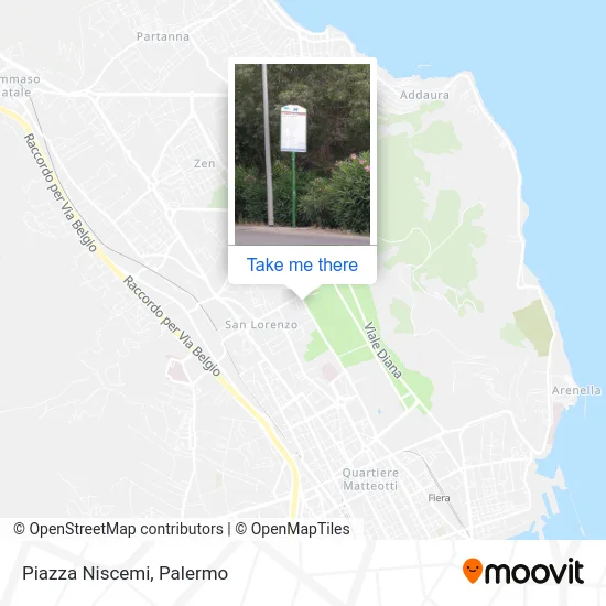 Piazza Niscemi map