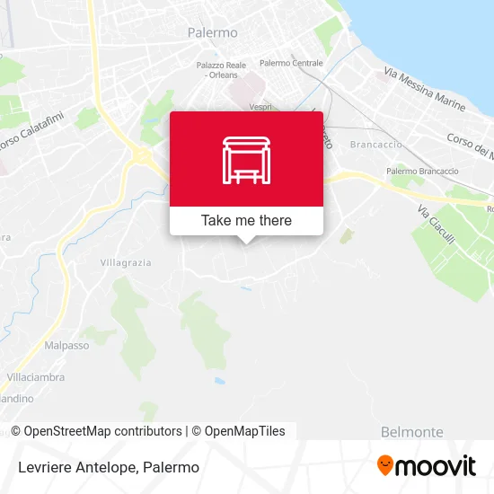 Levriere Antelope map