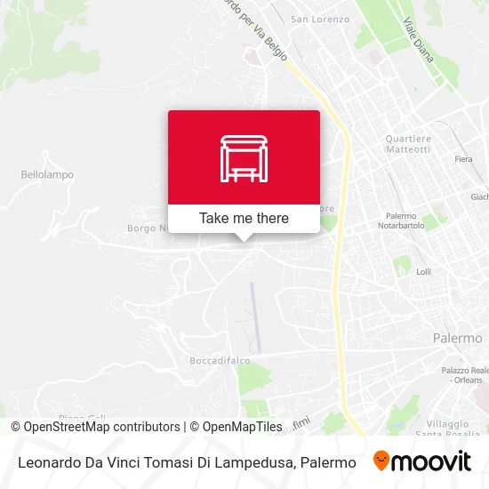 Leonardo Da Vinci Tomasi Di Lampedusa map