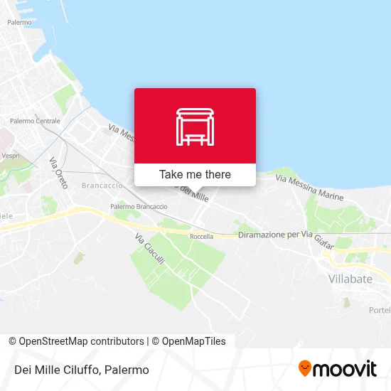 Dei Mille Ciluffo map