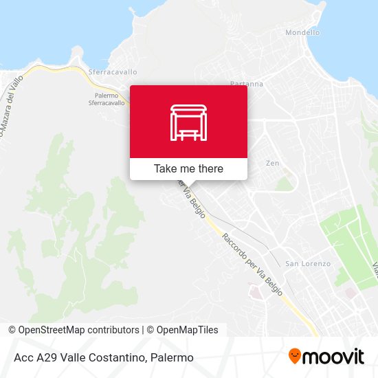 Acc A29 Valle Costantino map