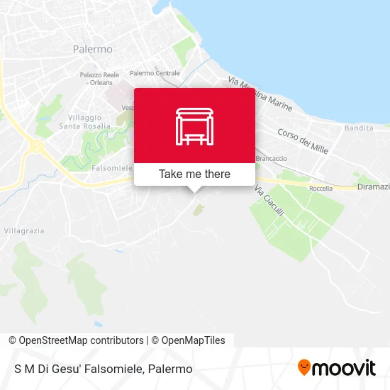 S M Di Gesu' Falsomiele map