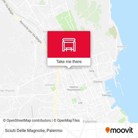 Sciuti Delle Magnolie map