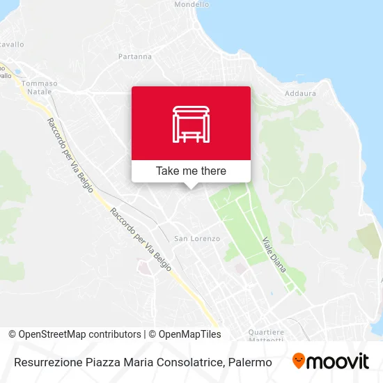 Resurrezione Piazza Maria Consolatrice map