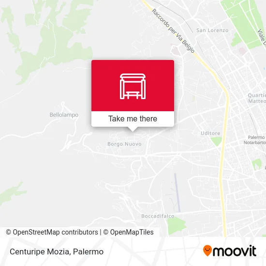 Centuripe Mozia map