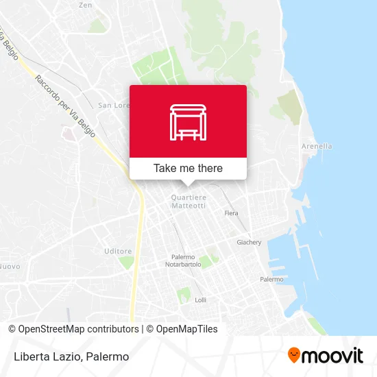Liberta Lazio map