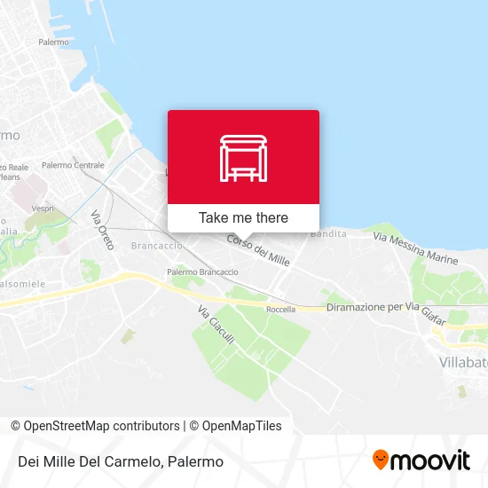 Dei Mille Del Carmelo map