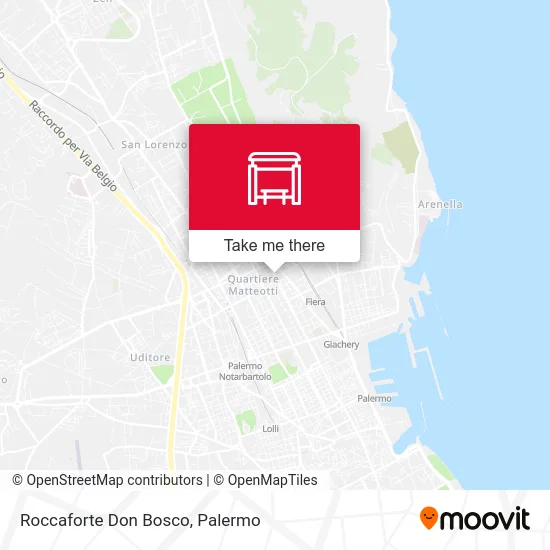 Roccaforte Don Bosco map