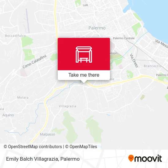 Emily Balch Villagrazia map