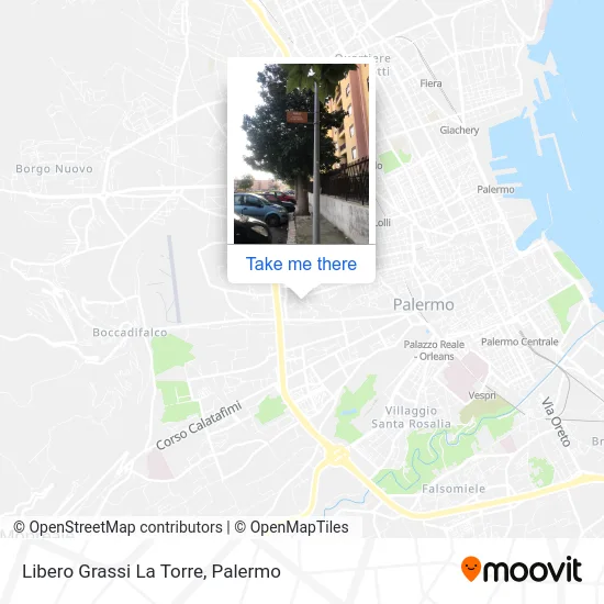 Libero Grassi La Torre map