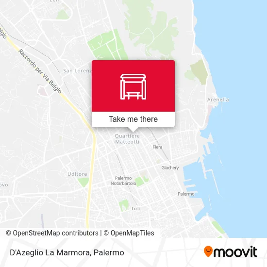 D'Azeglio La Marmora map